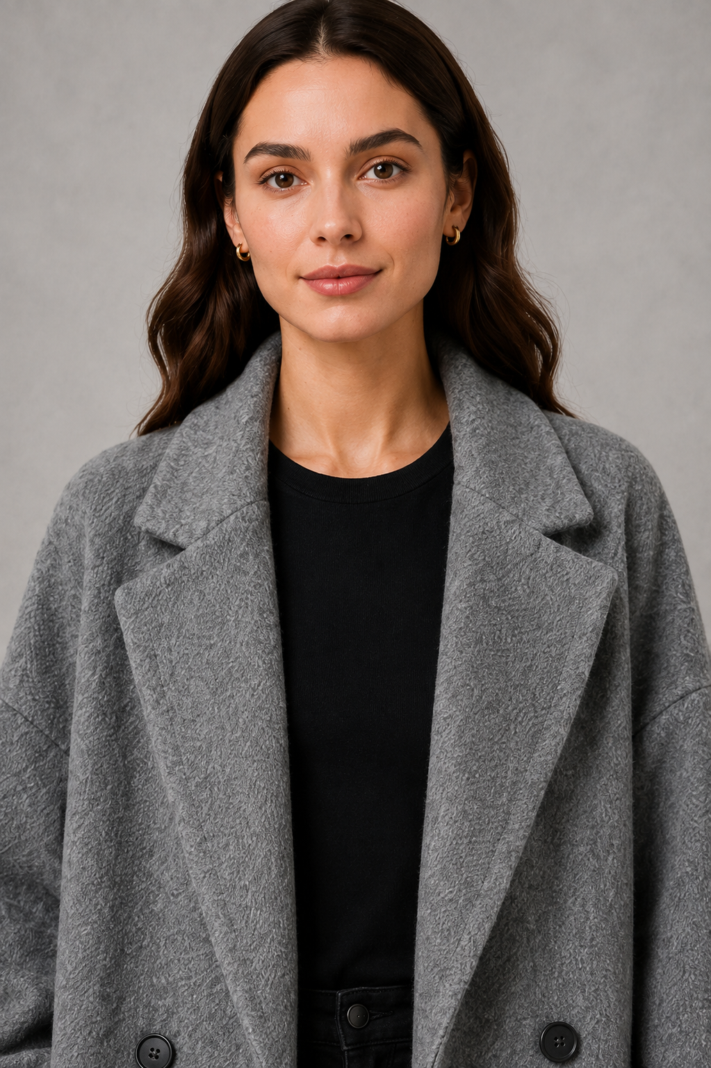 Freya | Stylish Longline Textured Long Jacket Maxi Coat