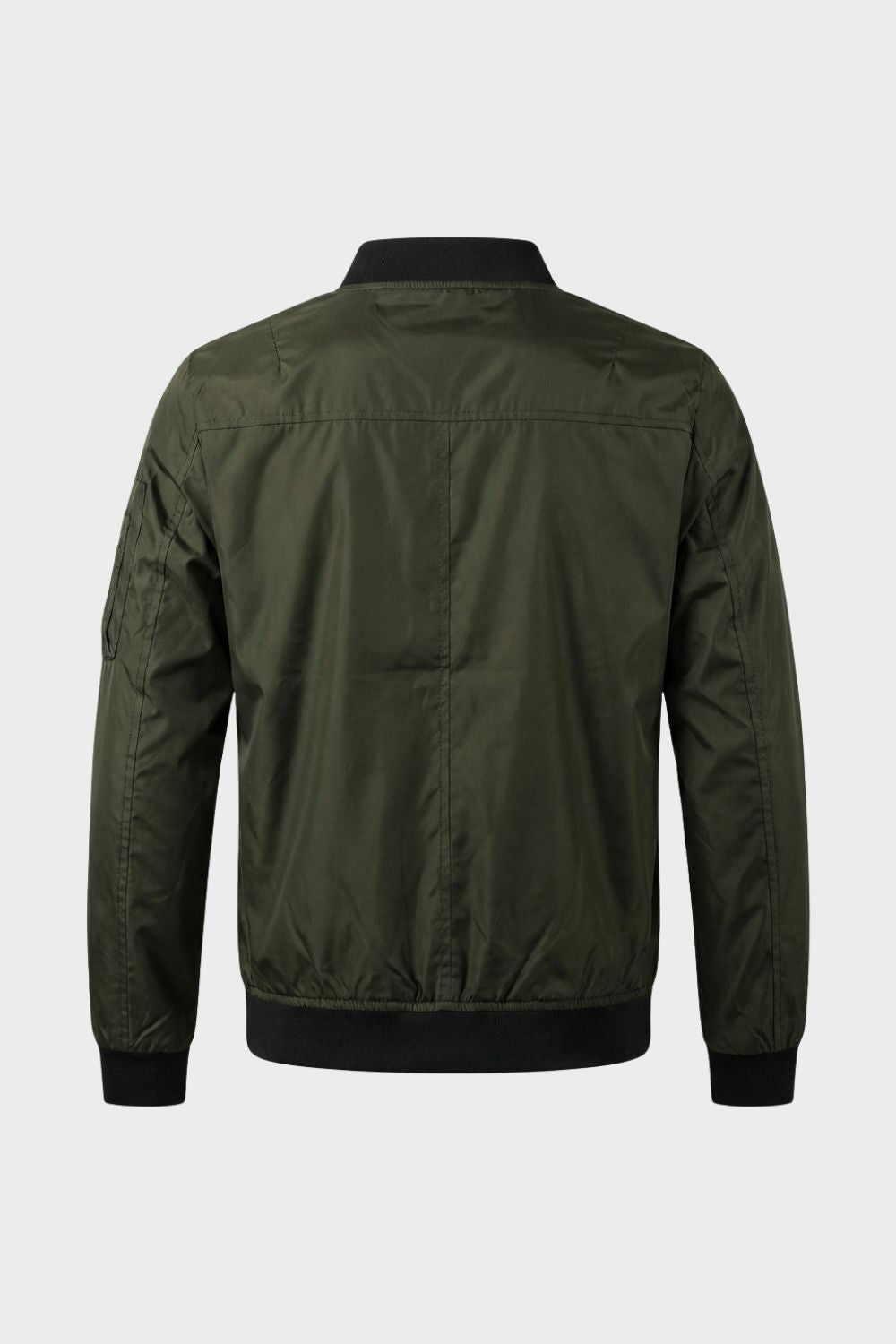 Gabriel | Cosy Ribbed Zip-Up Bomber Jacket with Stand-Up Collar