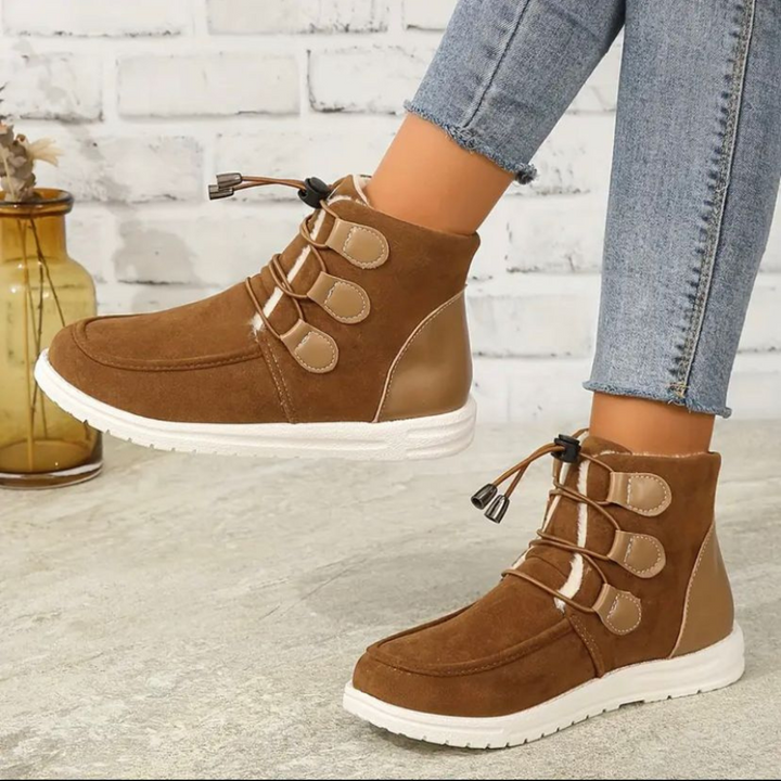 Grace | Classic Toggle Lace Up Ankle Winter Boots