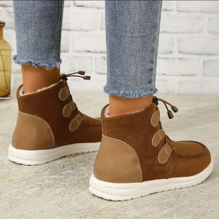 Grace | Classic Toggle Lace Up Ankle Winter Boots