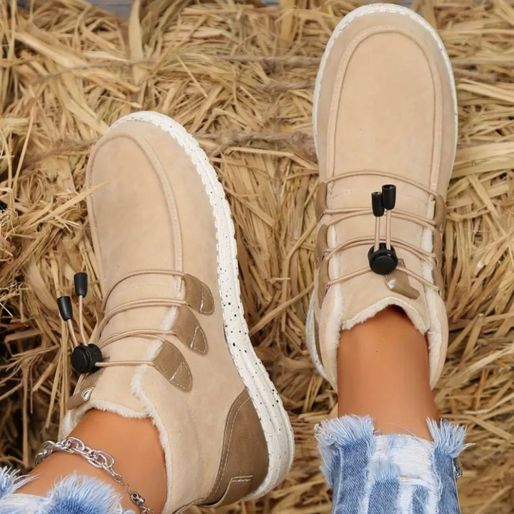 Grace | Classic Toggle Lace Up Ankle Winter Boots