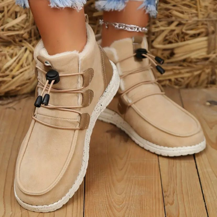 Grace | Classic Toggle Lace Up Ankle Winter Boots