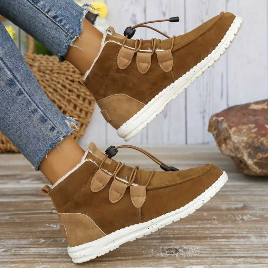 Grace | Classic Toggle Lace Up Ankle Winter Boots