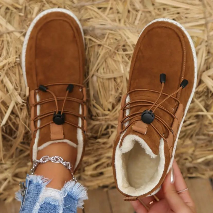 Grace | Classic Toggle Lace Up Ankle Winter Boots