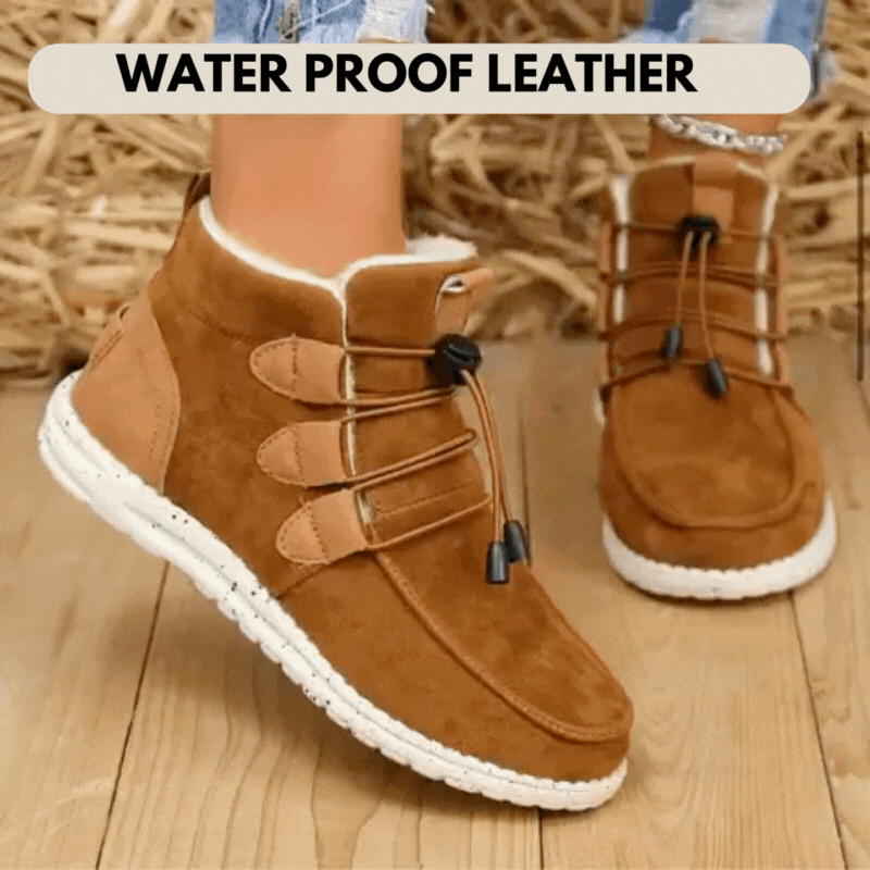Grace | Classic Toggle Lace Up Ankle Winter Boots