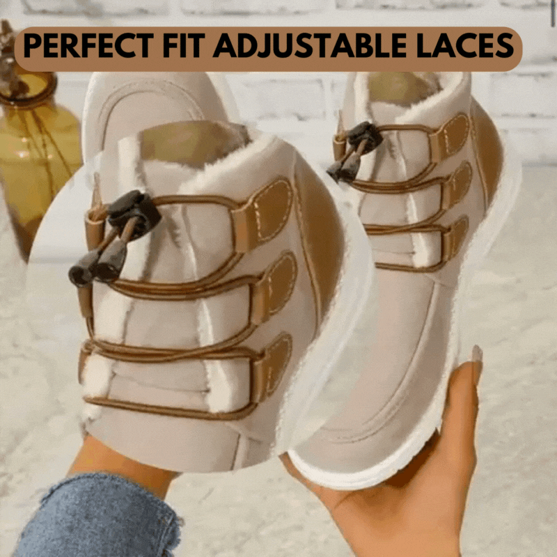 Grace | Classic Toggle Lace Up Ankle Winter Boots