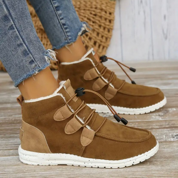 Grace | Classic Toggle Lace Up Ankle Winter Boots