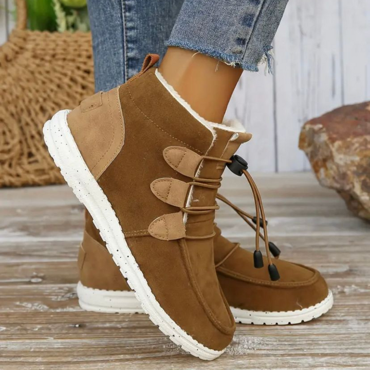 Grace | Classic Toggle Lace Up Ankle Winter Boots