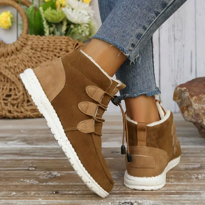 Grace | Classic Toggle Lace Up Ankle Winter Boots