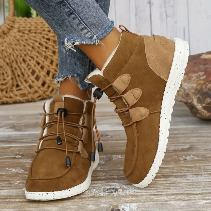 Grace | Classic Toggle Lace Up Ankle Winter Boots