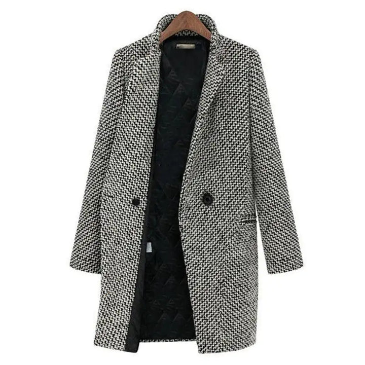 Grace | Timeless Single-Breasted Longline Winter Coat