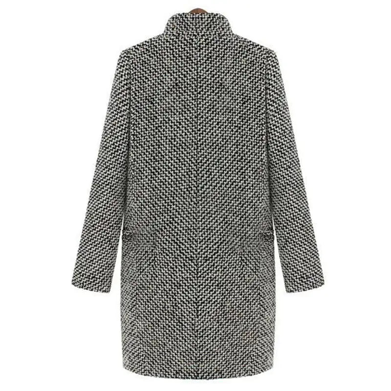 Grace | Timeless Single-Breasted Longline Winter Coat