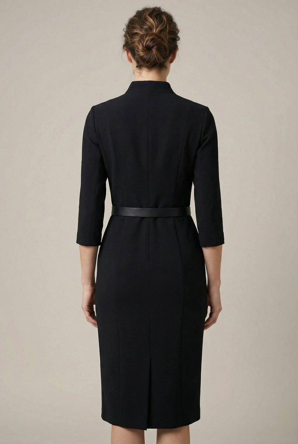Harriet | Elegant Belted Blazer Dress with Notch Collar