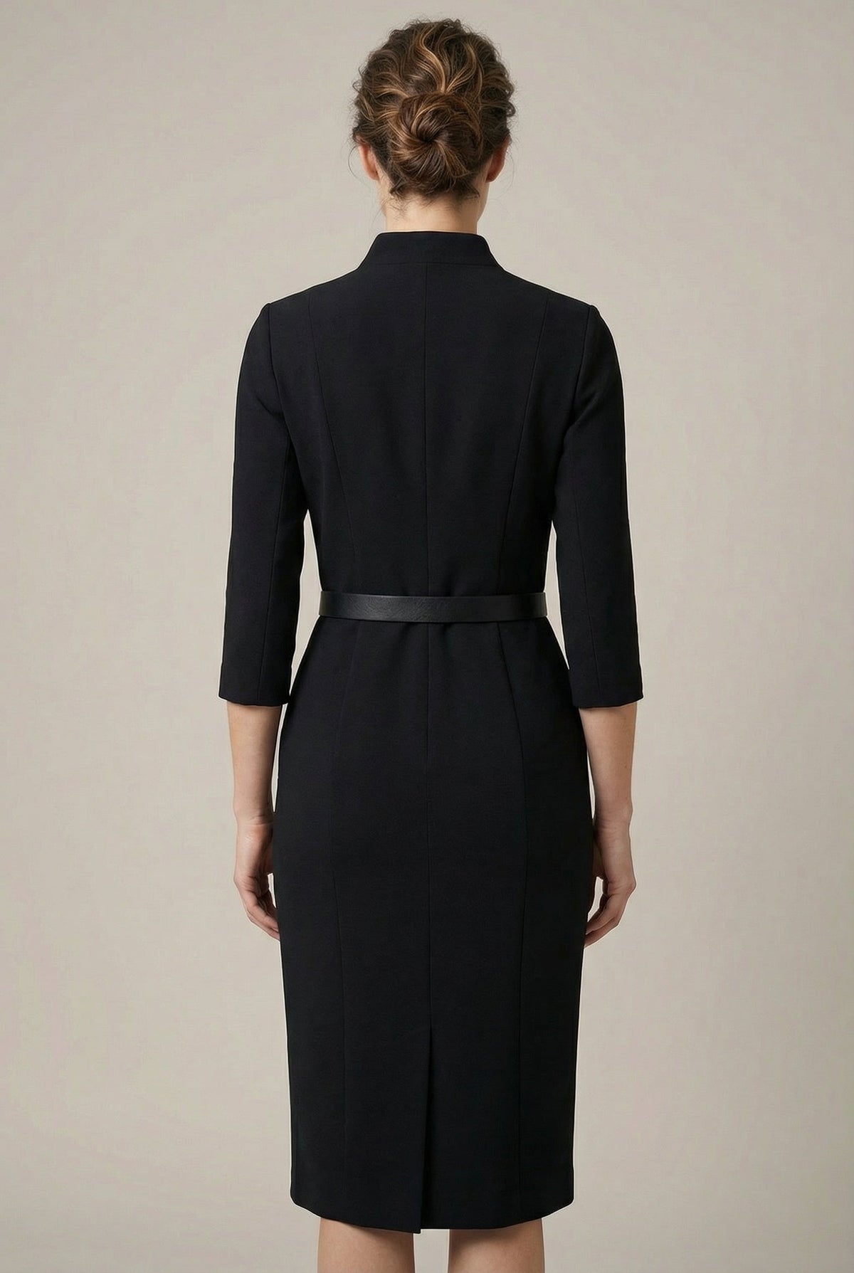 Harriet | Elegant Belted Blazer Dress with Notch Collar