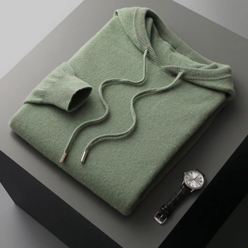 Harry | Cosy Knitted Pullover Mens Hoodie