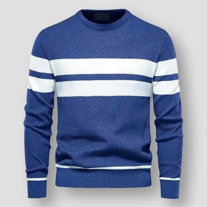 Henry | Stylish Striped Crew Neck Mens Knitted Jumper