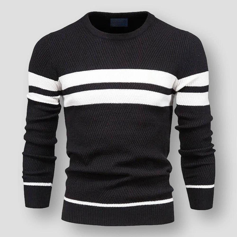 Henry | Stylish Striped Crew Neck Mens Knitted Jumper
