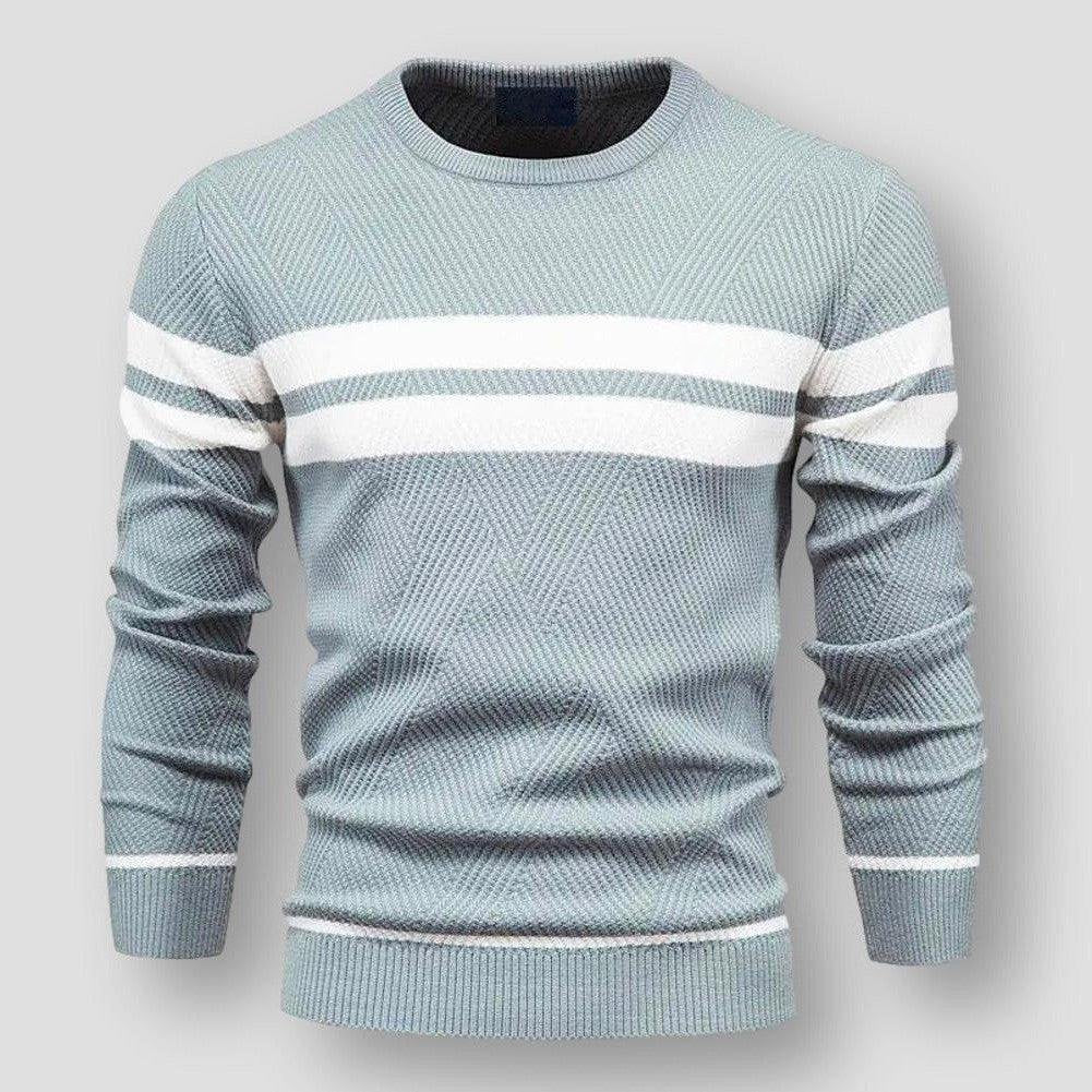 Henry | Stylish Striped Crew Neck Mens Knitted Jumper