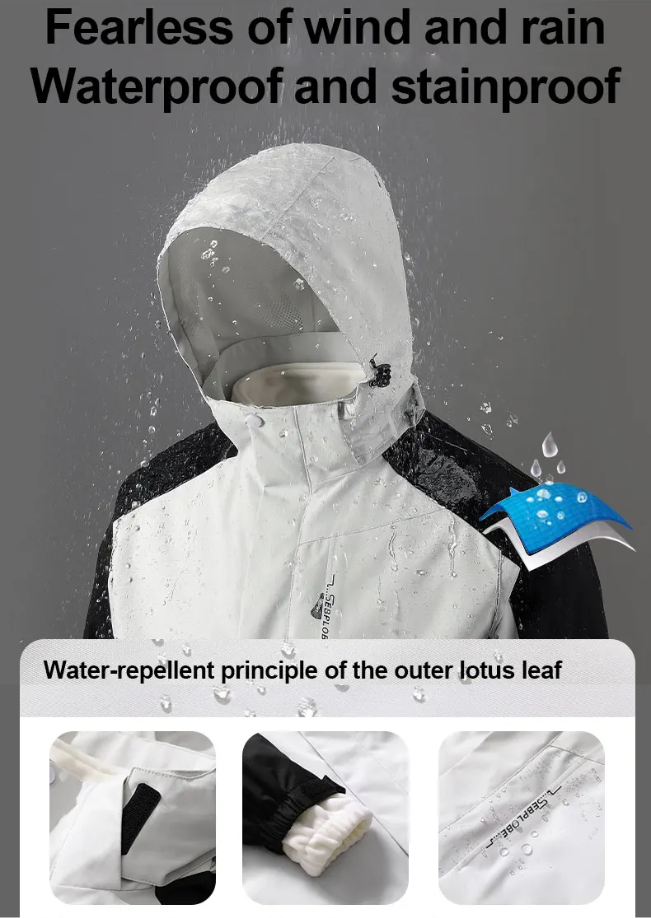 Hudson | 3-in-1 Hooded Mens Waterproof Jacket