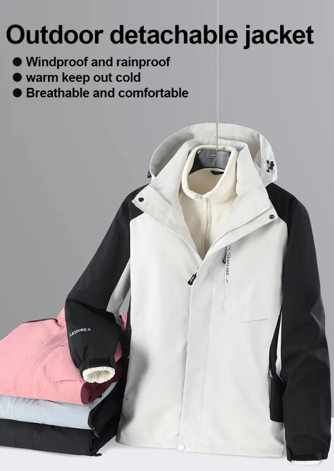 Hudson | 3-in-1 Hooded Mens Waterproof Jacket