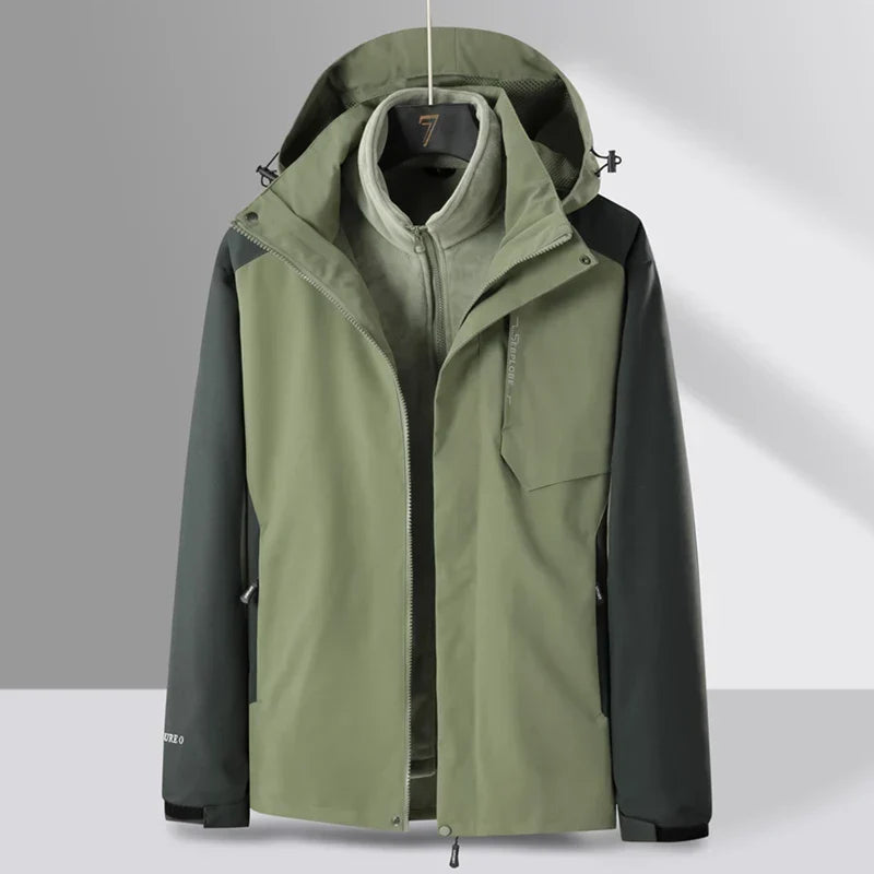 Hudson | 3-in-1 Hooded Mens Waterproof Jacket