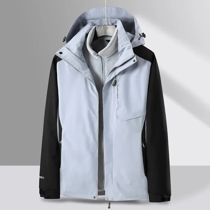 Hudson | 3-in-1 Hooded Mens Waterproof Jacket
