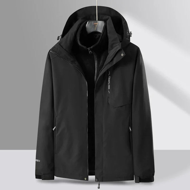 Hudson | 3-in-1 Hooded Mens Waterproof Jacket