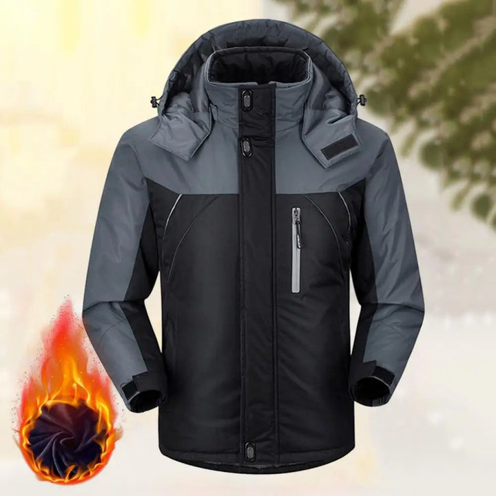 Hudson | Hooded Hiking Mens Winter Coat