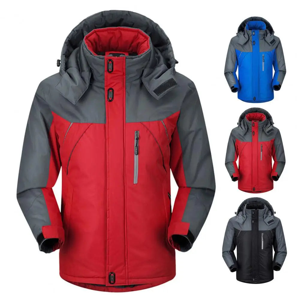 Hudson | Hooded Hiking Mens Winter Coat