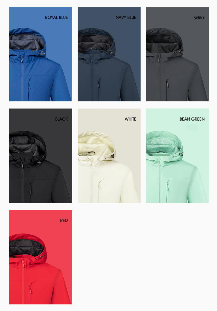 Hunter | Classic Hooded Mens Waterproof Jacket for Hiking