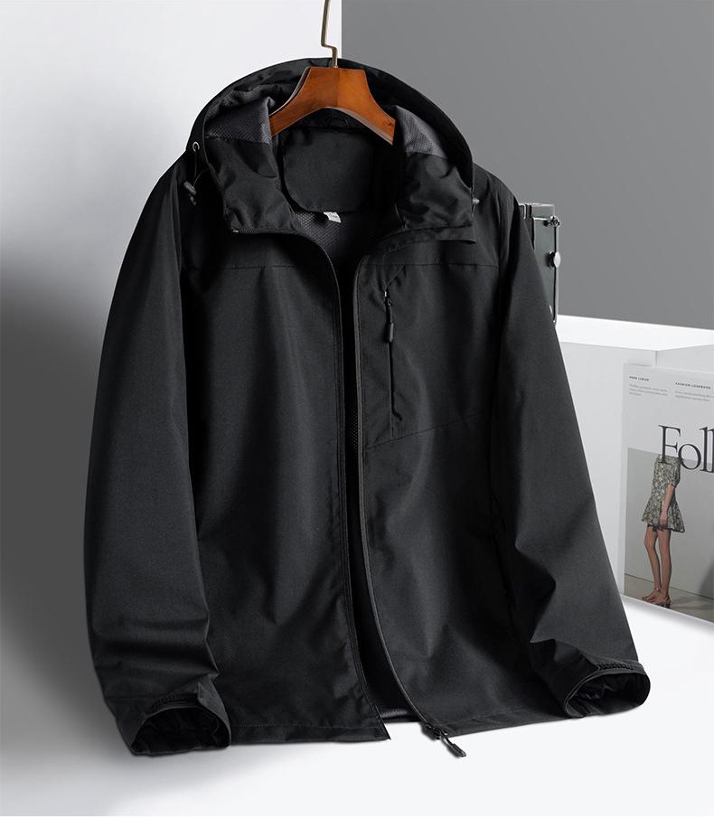Hunter | Classic Hooded Mens Waterproof Jacket for Hiking
