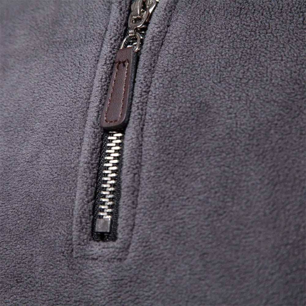 Hunter | Quarter Zip Mens Fleece Jacket