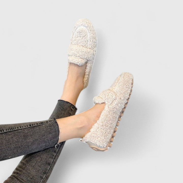 Imogen | Classic Textured Loafer Womens Slippers