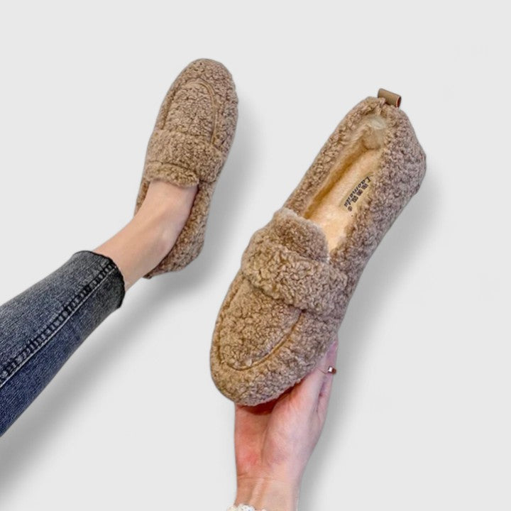 Imogen | Classic Textured Loafer Womens Slippers
