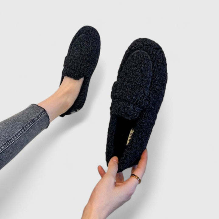 Imogen | Classic Textured Loafer Womens Slippers