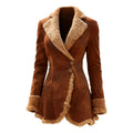 Imogen | Effortless Curved Hem Fur Jacket