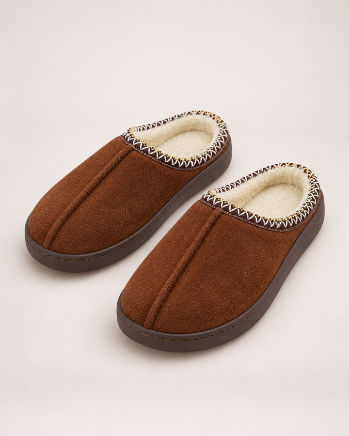 Imogen | Refined Thick Sole Womens Slippers with Plush Lining