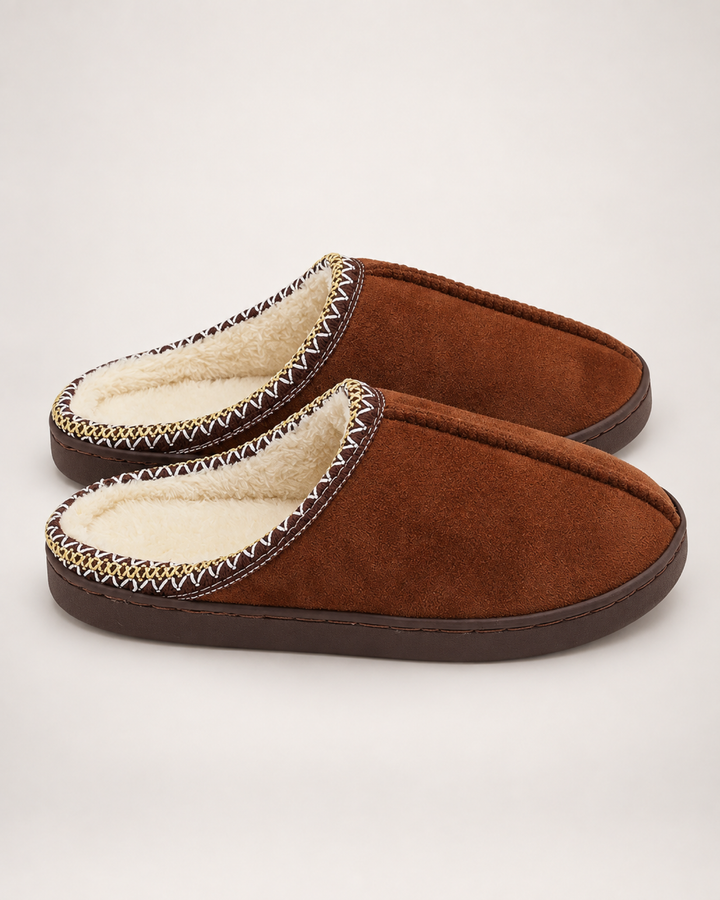 Imogen | Refined Thick Sole Womens Slippers with Plush Lining
