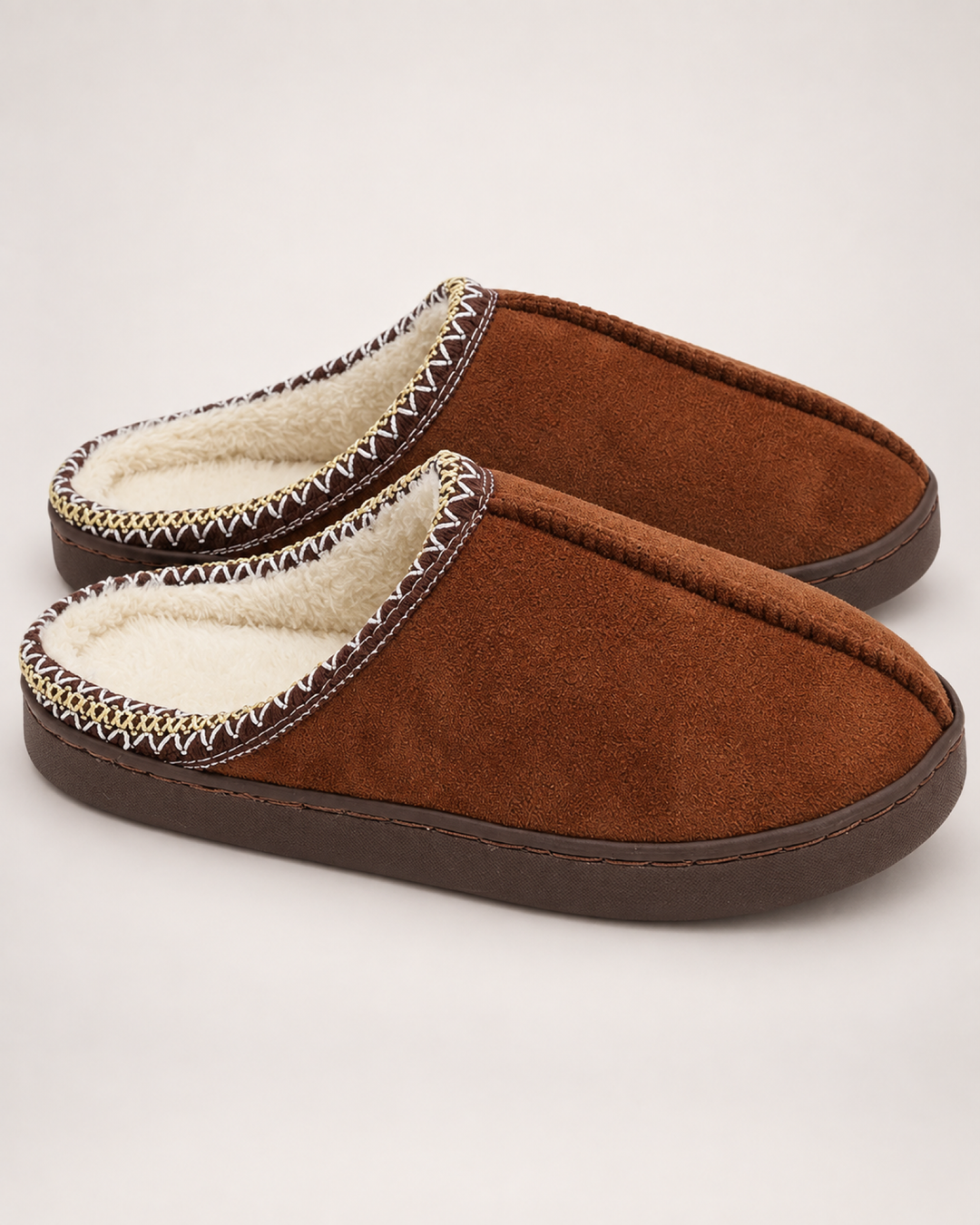 Imogen | Refined Thick Sole Womens Slippers with Plush Lining