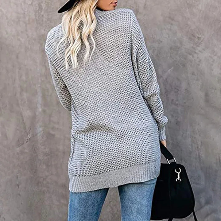 Iris | Loose Fit Longline Open Front Knitted Cardigan