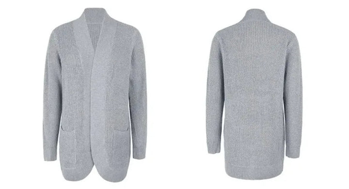 Iris | Loose Fit Longline Open Front Knitted Cardigan