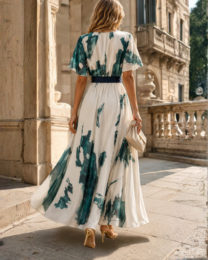 Iris | Sophisticated Wrap Maxi Dress for Party Dresses for Women
