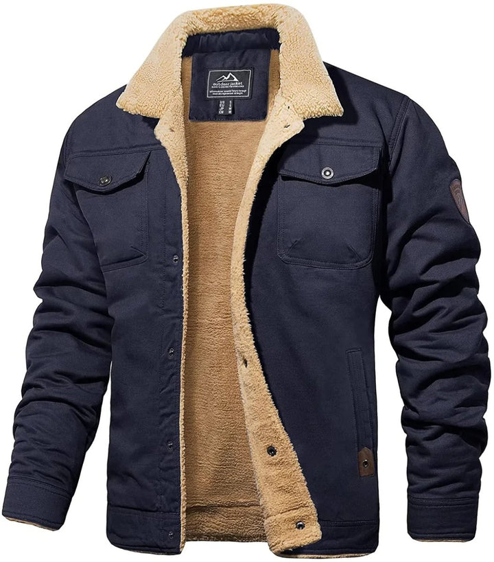 Isaac | Pile-Lined Mens Winter Coat Trucker Jacket