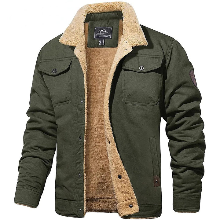 Isaac | Pile-Lined Mens Winter Coat Trucker Jacket