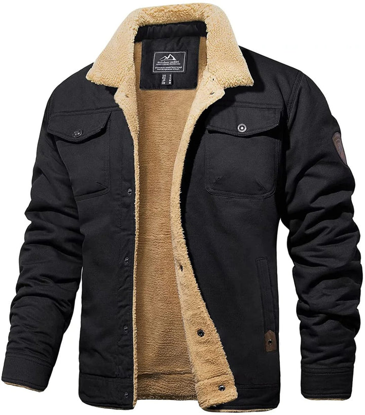 Isaac | Pile-Lined Mens Winter Coat Trucker Jacket