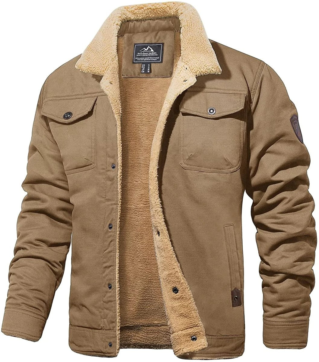 Isaac | Pile-Lined Mens Winter Coat Trucker Jacket