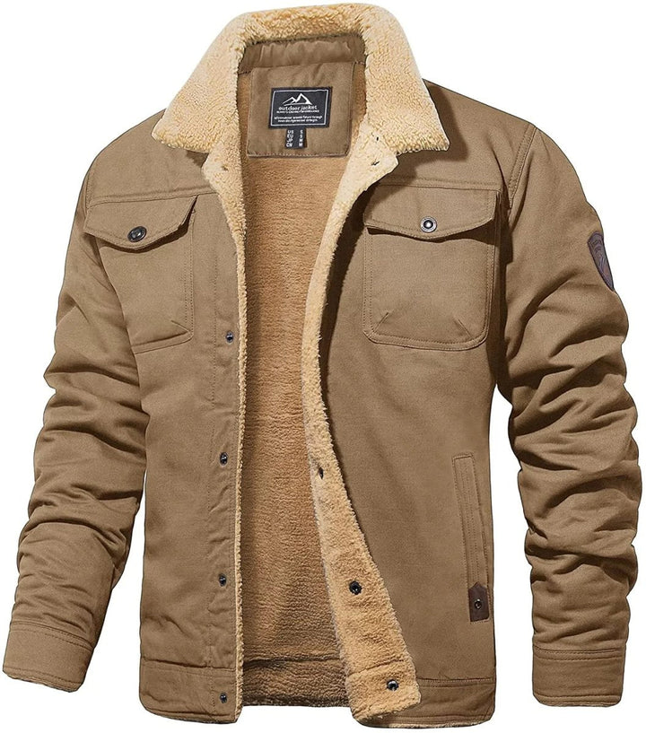 Isaac | Pile-Lined Mens Winter Coat Trucker Jacket