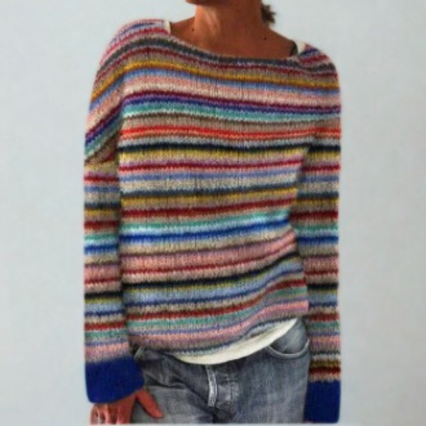 Isabella | Relaxed Fair Isle Knitted Jumper