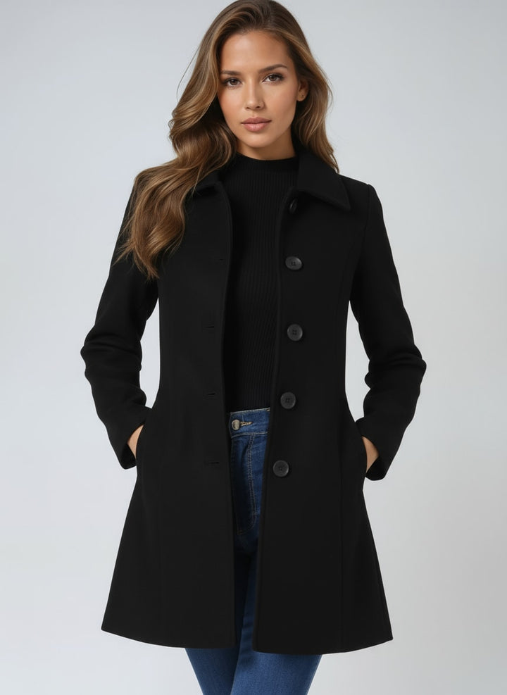 Ivy | Sophisticated Tailored Single Breasted Winter Coat