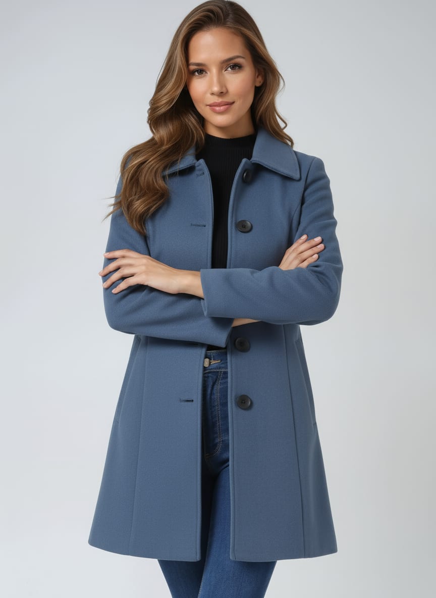 Ivy | Sophisticated Tailored Single Breasted Winter Coat